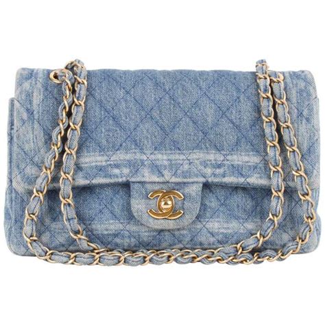 chanel denim patchwork flap bag price|Chanel denim shoulder bag.